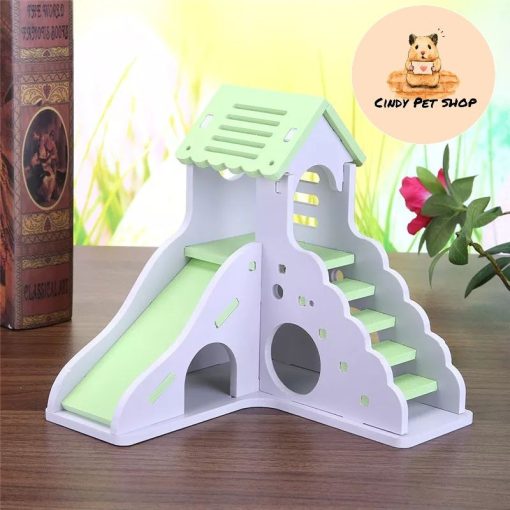 Nhà cầu tuột lắp ráp đồ chơi cho hamster - Ảnh 3