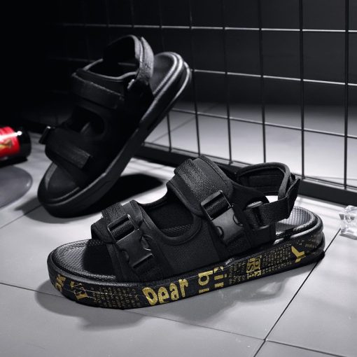 Sandal nam 2 quai- dép sandal Đế Chữ nam mới về kiểu dáng thời trang - Ảnh 4