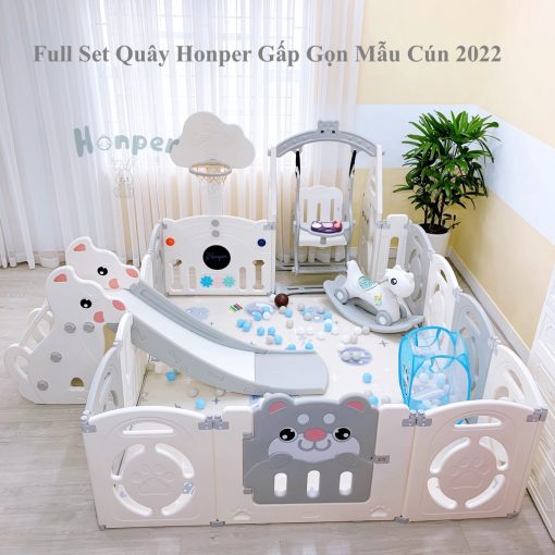 Trọn Bộ Quây Cũi Cầu Trượt Xích Đu Và Ngựa Cho Bé ( Inbox phí ship ) - Ảnh 5