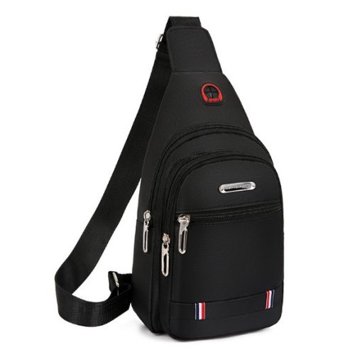 Combo giá hời Túi đeo chéo nam vải canvas có lỗ sạc , lỗ tai nghe DB1571 Tặng Mũ hoặc ví thắt lưng - Ảnh 6