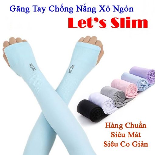 [1 Cặp] 2 Ống Tay Chống Nắng, Găng Tay Chống Nắng Hàn Quốc Let's slim - Ảnh 3