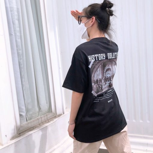 Áo thun INFINITEE Fni0565, Thun 100% Cotton - form rộng Unisex. - Ảnh 4