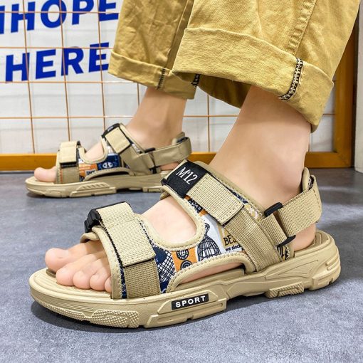 Sandal nam - dép quai hậu học sinh M12 Sport Phối Họa Tiết Cao Cấp - Ảnh 3