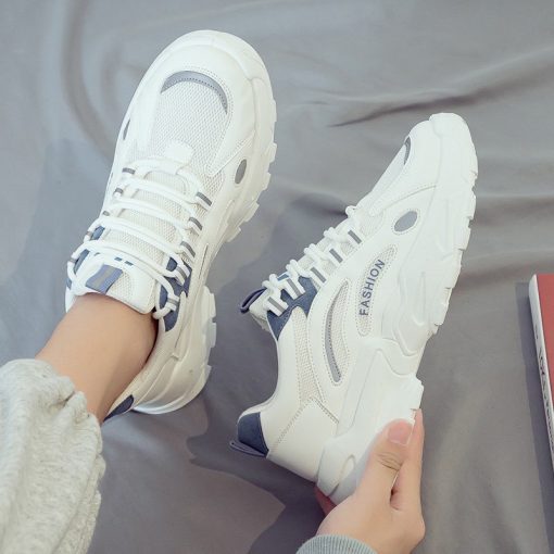 Giày nam đế độn 4cm cá tính Phản Quang RC siêu chất ngất - giày thể thao nam siêu phẩm - Ảnh 3