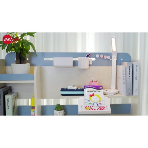 [MỚI]  Bộ bàn học chống gù gỗ tự nhiên Sakawin SO04, Bàn học cao cấp cho bé, Thiết kế hiện đại, Kích thước lớn 1m2