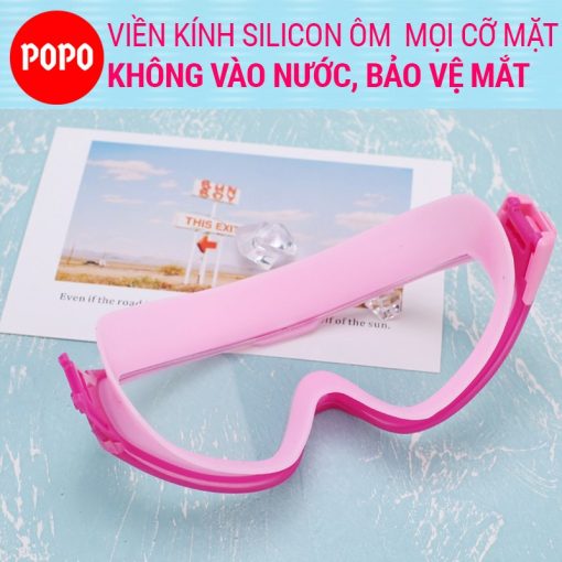 Kính bơi trẻ em POPO 360 góc nhìn PANORAMA cản tia UV, hạn chế sương mờ ngăn nước tuyệt đối - Ảnh 4
