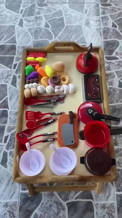 80 Bộ Đồ Chơi Nhà Bếp Đồ Chơi Trẻ Em Nhà Bếp Thiết Bị Nhà Bếp Đồ Chơi Trẻ Em Mẹo Nấu Ăn Và Kỹ Năng Sống Cơ Bản