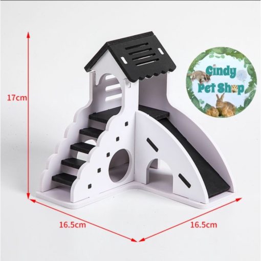 Nhà cầu tuột lắp ráp đồ chơi cho hamster - Ảnh 6