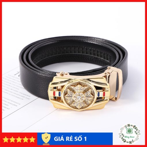 Thắt lưng mặt xoay nam thắt lưng nam cao cấp thời trang dây nịt da khóa tự động X003 - Ảnh 5