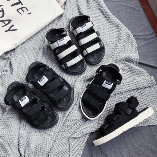 (Có 3 Màu) Sandal nữ nam 3 quai trơn cao cấp Fullsize 35-44 - dép quai hậu học sinh mới về - Ảnh 3