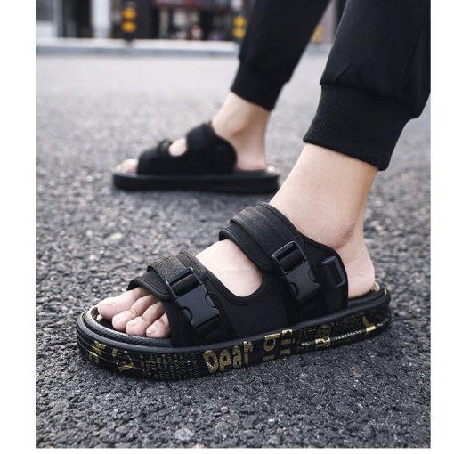 Sandal nam 2 quai- dép sandal Đế Chữ nam mới về kiểu dáng thời trang - Ảnh 5