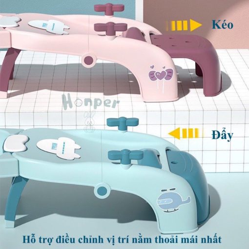 Ghế gội đầu cho bé chính hãng Honper chịu lực 60kg HP528 có giá đỡ riêng phân phối chính hãng Bonbon Mart - Ảnh 6