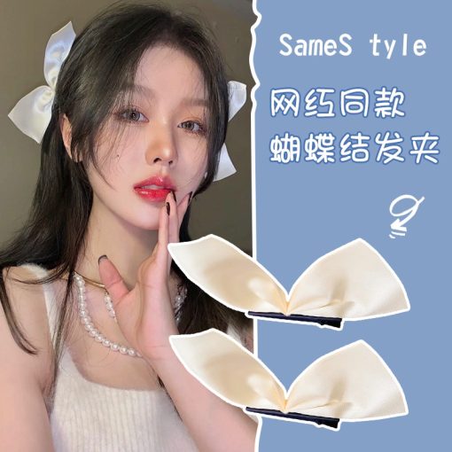 Set Bộ 2 kẹp tóc nơ phía sau hình bướm xinh xắn - Ảnh 2
