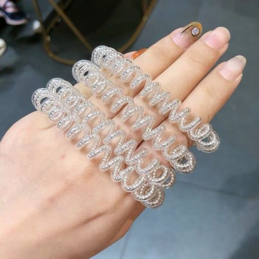 Dây buộc tóc có đính ngọc trai phong cách Hàn Quốc cho nữ - Ảnh 6