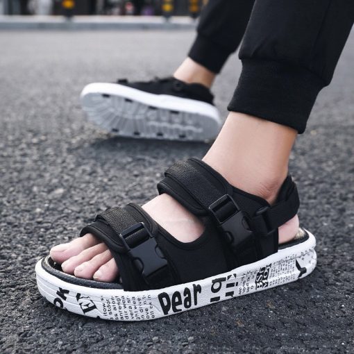 Sandal nam 2 quai- dép sandal Đế Chữ nam mới về kiểu dáng thời trang - Ảnh 3