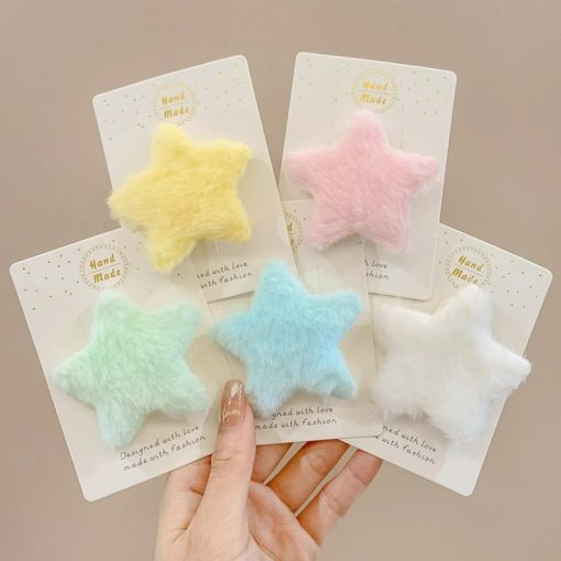 Kẹp Tóc Ngôi Sao Mềm Màu Kẹo Ngọt 1 Cái Cho Bé Gái - Ảnh 4