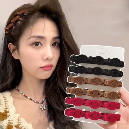 Kẹp Tóc Bện Hình Chữ a Phong Cách Hàn Quốc Dễ Thương Làm Quà Tặng Sinh Nhật Cho Học Sinh - Ảnh 5