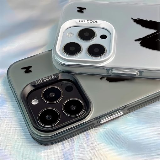 Letter N Vỏ Mềm Chống Sốc Lỗ Lớn Hai Lớp Tương Thích Với iPhone15 14 13 12 11 Pro max xs xr 7 8 SE - Ảnh 6