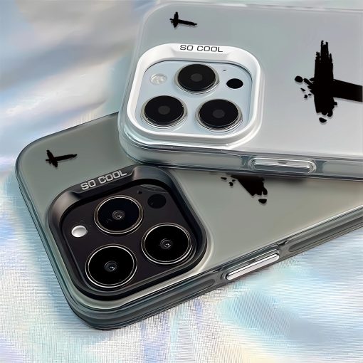 Letter T Vỏ Mềm Chống Sốc Lỗ Lớn Hai Lớp Tương Thích Với iPhone15 14 13 12 11 Pro max xs xr 7 8 SE - Ảnh 6
