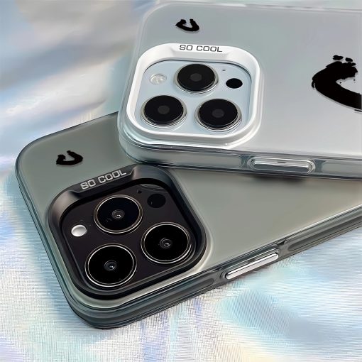Letter C Vỏ Mềm Chống Sốc Lỗ Lớn Hai Lớp Tương Thích Với iPhone15 14 13 12 11 Pro max xs xr 7 8 SE - Ảnh 6