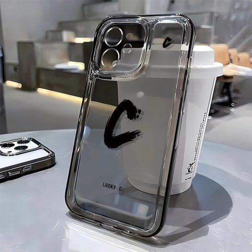 Ốp Lưng Không Gian Chữ C Thích Hợp Cho Apple 14pro Ốp Điện Thoại iPhone13 / 12pro Chống Sốc 11 Trong Suốt x - Ảnh 2