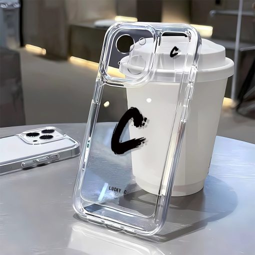 Ốp Lưng Không Gian Chữ C Thích Hợp Cho Apple 14pro Ốp Điện Thoại iPhone13 / 12pro Chống Sốc 11 Trong Suốt x - Ảnh 3