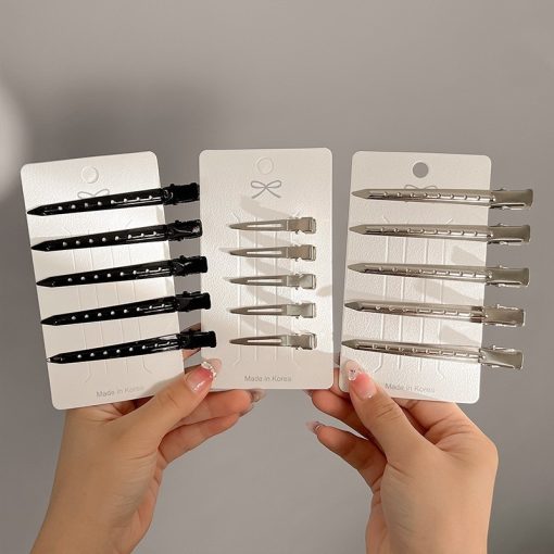 🦋glamcharm🦋Kẹp Tóc Mái Dài Thời Trang Cá Tính Cho Nữ，Kẹp Tóc 1k - Ảnh 5