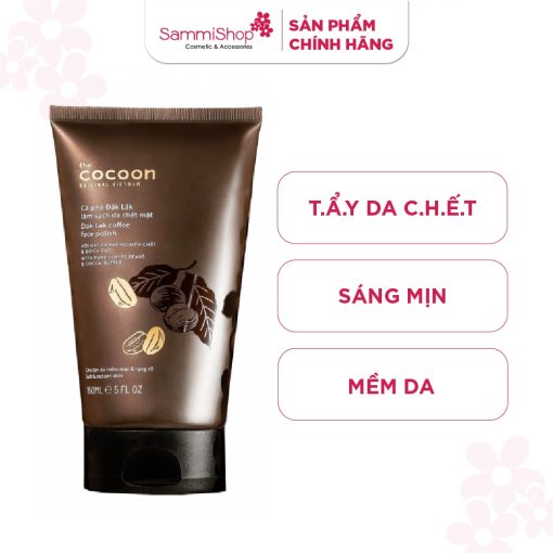 Tẩy da chết làm sạch da chết mặt Cocoon cà phê Đăk Lăk 150ml - Ảnh 2