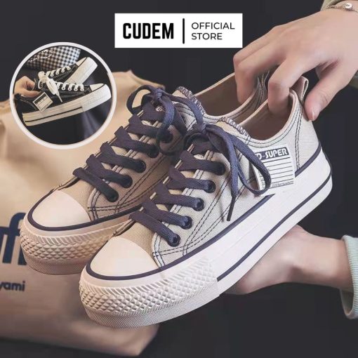 Giày thể thao nữ đế cao 3cm Hàn Quốc đi học S28 - Ảnh 2