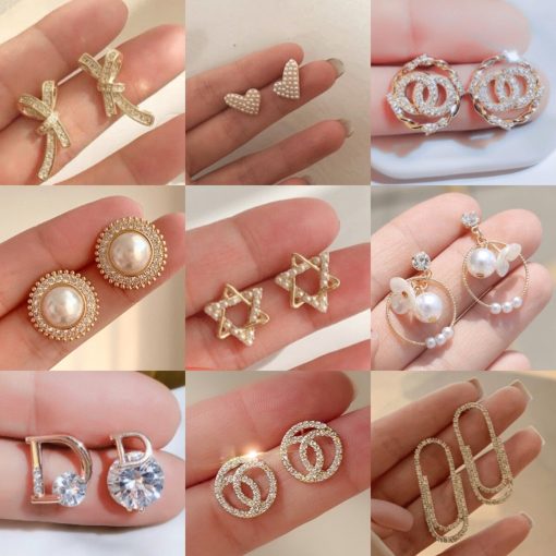 Khuyên tai ngọc trai phong cách Hàn Quốc cho nữ - Ảnh 2