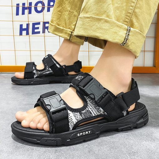 Sandal nam - dép quai hậu học sinh M12 Sport Phối Họa Tiết Cao Cấp - Ảnh 2
