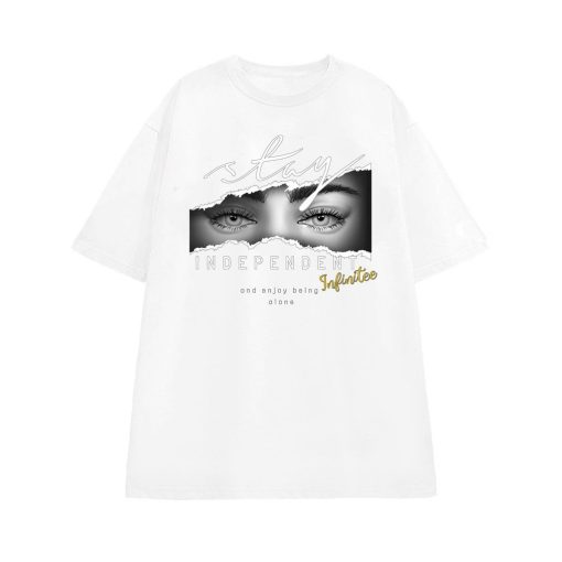 Áo thun INFINITEE Fni0712, Thun 100% Cotton form rộng Unisex - Ảnh 3