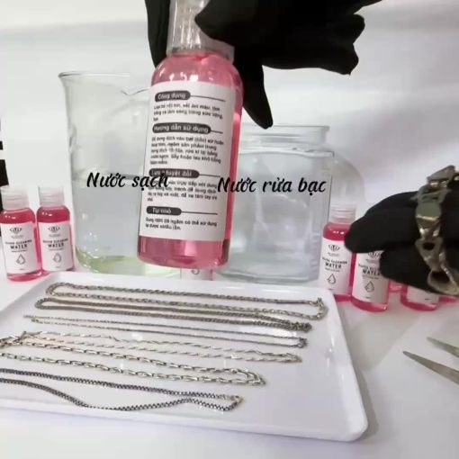 Nước rửa trang sức bạc Bảo Tín Thanh Thủy, dung dịch làm sáng bóng bạc như mới 20 ml