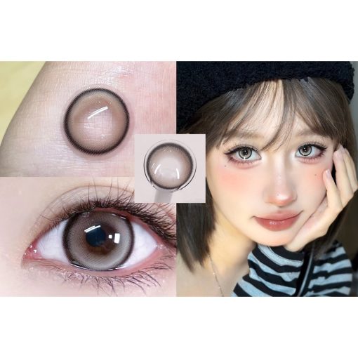 (2023.Kính Áp Tròng 14.50mm Màu Nâu 18K Series Thứ Ba Chất Lượng Cao 14.50mm - Ảnh 2