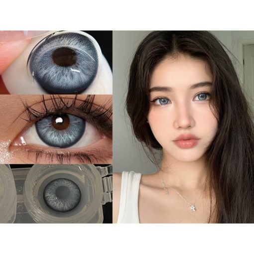 (2024.Tháng Một 26th) Dòng PDLLAN, Thương hiệu ColorPinto, Kích thước lớn, 14.40mm, (Lớp 8.00), Kính áp tròng sử dụng hàng năm (xanh) - Ảnh 2
