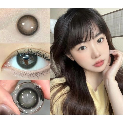 Hny (2024.Feb.17) Dòng QCZXUE, Thương hiệu OVOLOOK, 14.20mm, (Lớp 0-8.00), Kính áp tròng sử dụng hàng năm (đen) - Ảnh 2