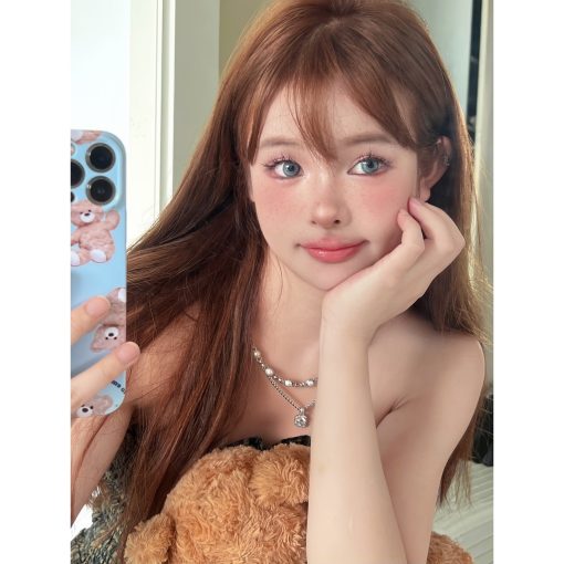 (2024.March.1st) Dòng JLYLAN, Thương hiệu CLAMIDO, Kích thước lớn, 14,50mm, (Lớp 0-8,00), Ống kính tiếp xúc sử dụng 6 tháng (xanh) - Ảnh 4