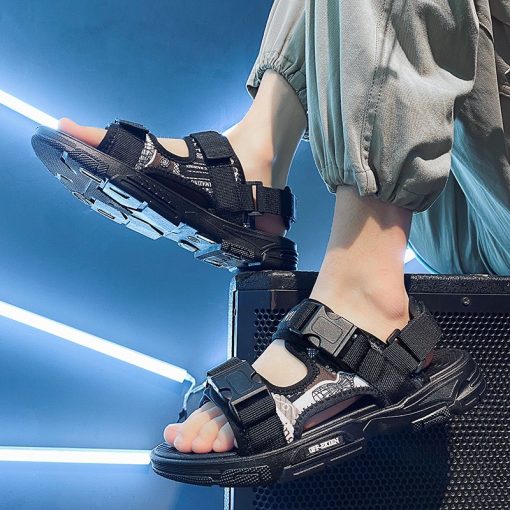 Sandal nam - dép quai hậu học sinh M12 Sport Phối Họa Tiết Cao Cấp - Ảnh 5