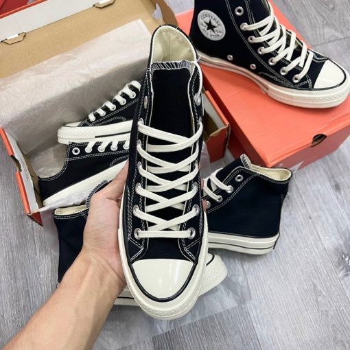 Giày CV cổ cao hàng cao cấp mũi bóng lót xanh- giày Sneaker Sami Sneaker kiểu dáng cổ điển dễ phối màu Full Box Bill - Ảnh 5