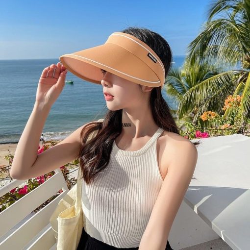 Mũ Chống Nắng thời trang MENG 🌸FREESHIP🌸 Nón Nam,Nữ Nửa Đầu rộng vành Chống UV Năng Động Trẻ Trung - Ảnh 4