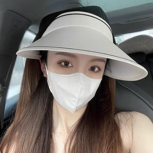 Mũ Chống Nắng thời trang MENG 🌸FREESHIP🌸 Nón Nam,Nữ Nửa Đầu rộng vành Chống UV Năng Động Trẻ Trung - Ảnh 5
