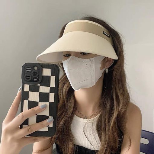 Mũ Chống Nắng thời trang MENG 🌸FREESHIP🌸 Nón Nam,Nữ Nửa Đầu rộng vành Chống UV Năng Động Trẻ Trung - Ảnh 6