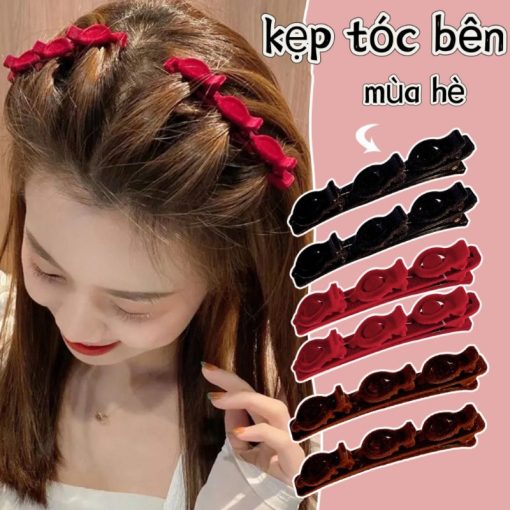 Kẹp Tóc Hai Lớp Tạo Kiểu Tóc Phong Cách Hàn Quốc Thời Trang Mùa Hè Mới Cho Nữ - Ảnh 2