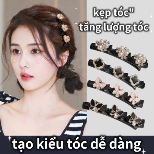 Kẹp Tóc Hai Lớp Tạo Kiểu Tóc Phong Cách Hàn Quốc Thời Trang Mùa Hè Mới Cho Nữ - Ảnh 3