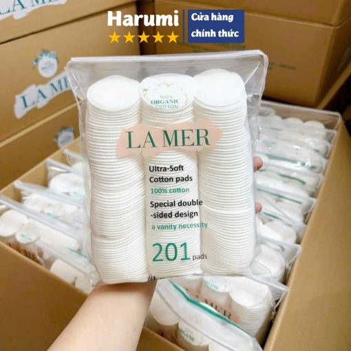 (Combo 2 Gói) Bông Tẩy Trang Lamer 201, Bông Tẩy Trang Miniso 180 Miếng, Bông Tẩy Trang Lamer Chính Hãng 100% Cotton - Ảnh 2
