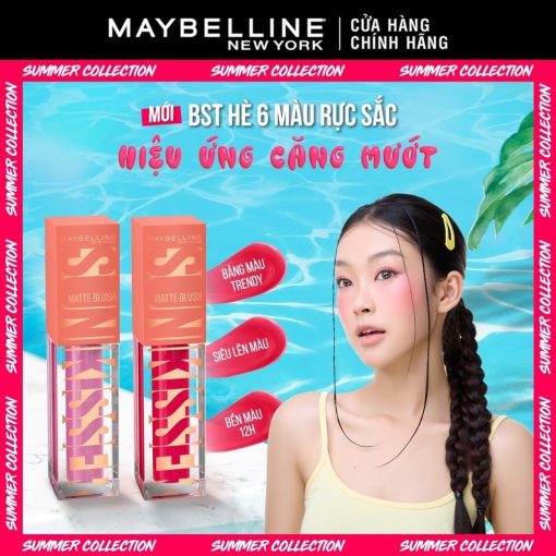 Má Hồng Kem Sunkisser Căng Mọng Bền Màu 12H Maybelline New York 4.7ml - Ảnh 4