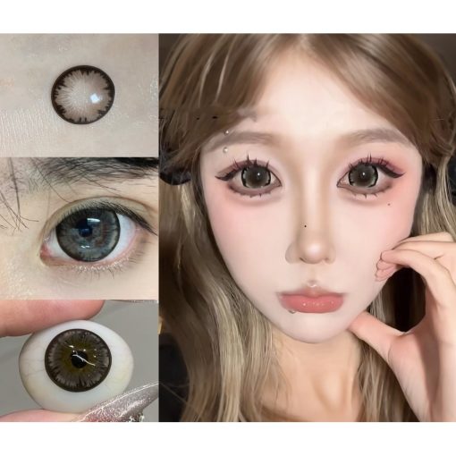 (2025.Tháng Sáu.9th) Dòng SJMSHU, Thương hiệu Fllycon, Kích thước lớn, 14,50mm, Lớp (0-8,00), Kính áp tròng sử dụng hàng năm (màu xám) - Ảnh 2