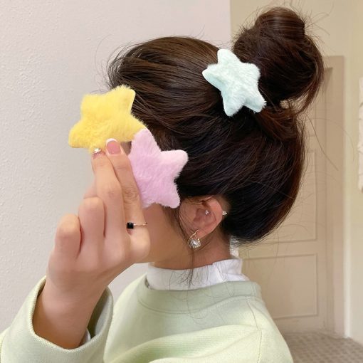 Kẹp Tóc Ngôi Sao Mềm Màu Kẹo Ngọt 1 Cái Cho Bé Gái - Ảnh 3