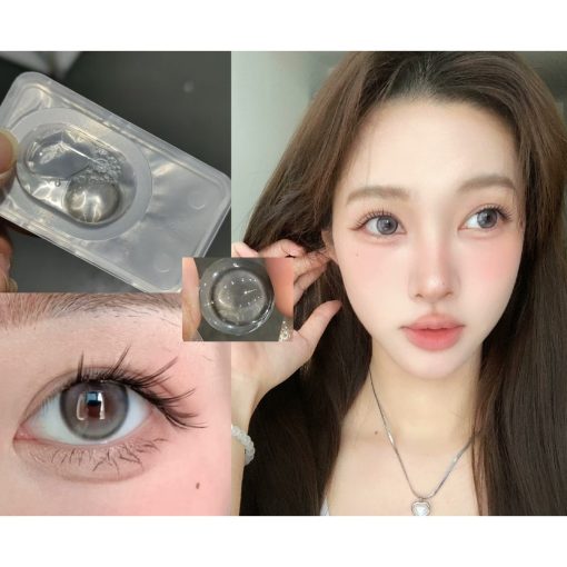 Hny (2025.Feb.4th) Dòng SGJI, Thương hiệu Xiyou, 14.20mm, (Lớp 0-8.00), Kính áp tròng sử dụng hàng năm (xám) - Ảnh 2