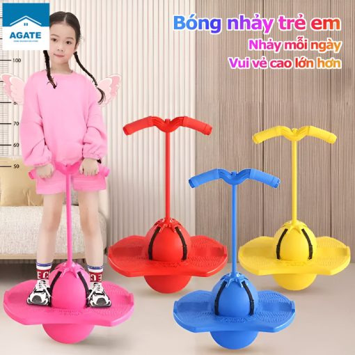 Bóng nhảy tăng chiều cao bóng nhảy trẻ em bóng cao su không mùi cân bằng giúp trẻ tăng vận động - Ảnh 2
